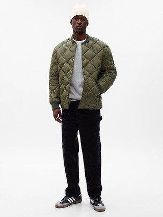 Recycled Quilted Bomber Jacket | Gap (US)