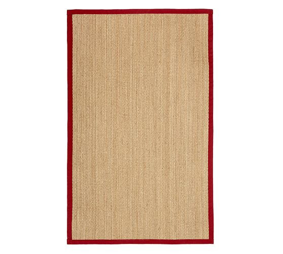 Custom Color-Bound Seagrass Rug | Pottery Barn (US)