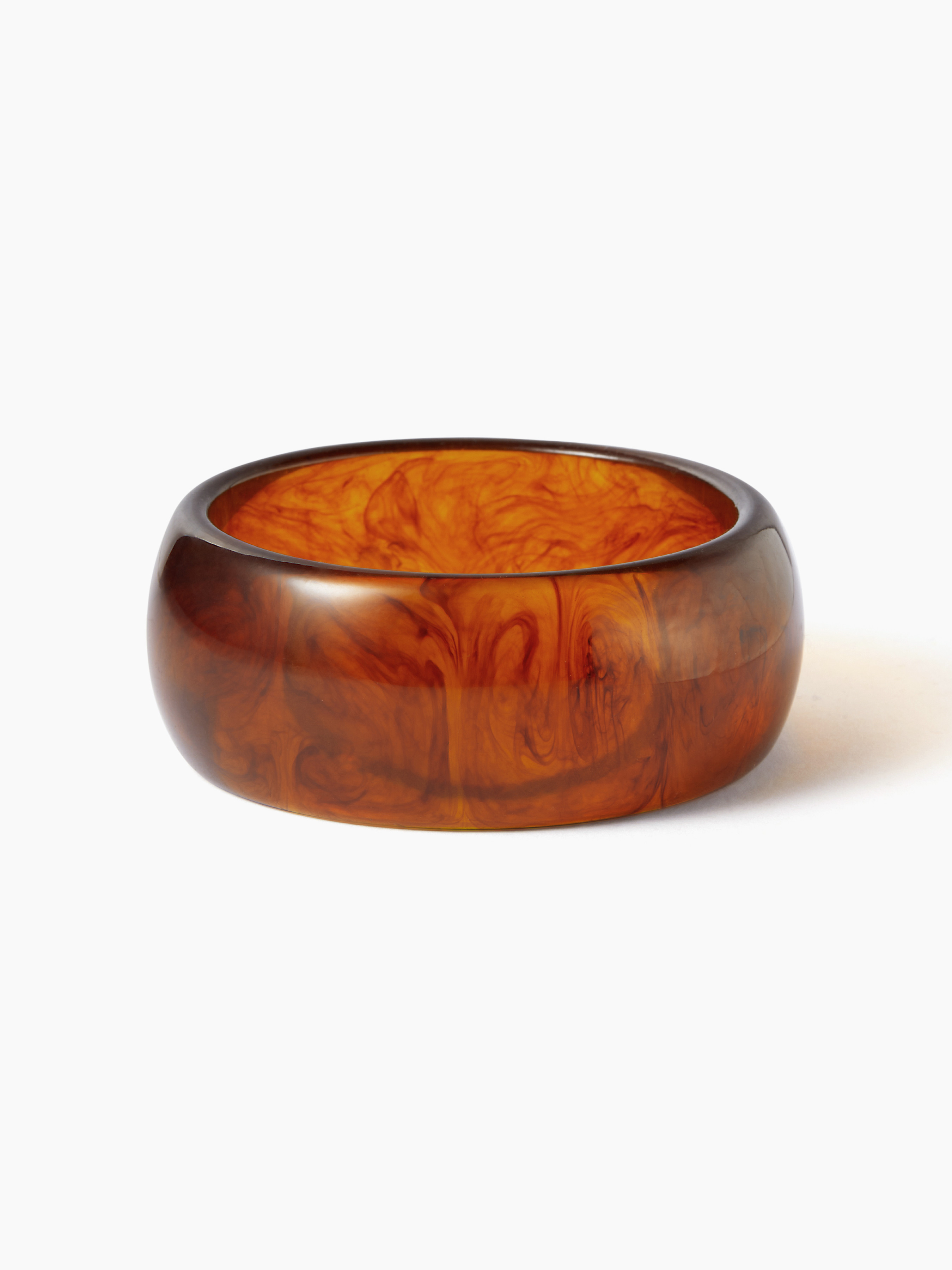 PMMA WIDE ACRYLIC BANGLE For Daily Casual Coffee Shop | Cider