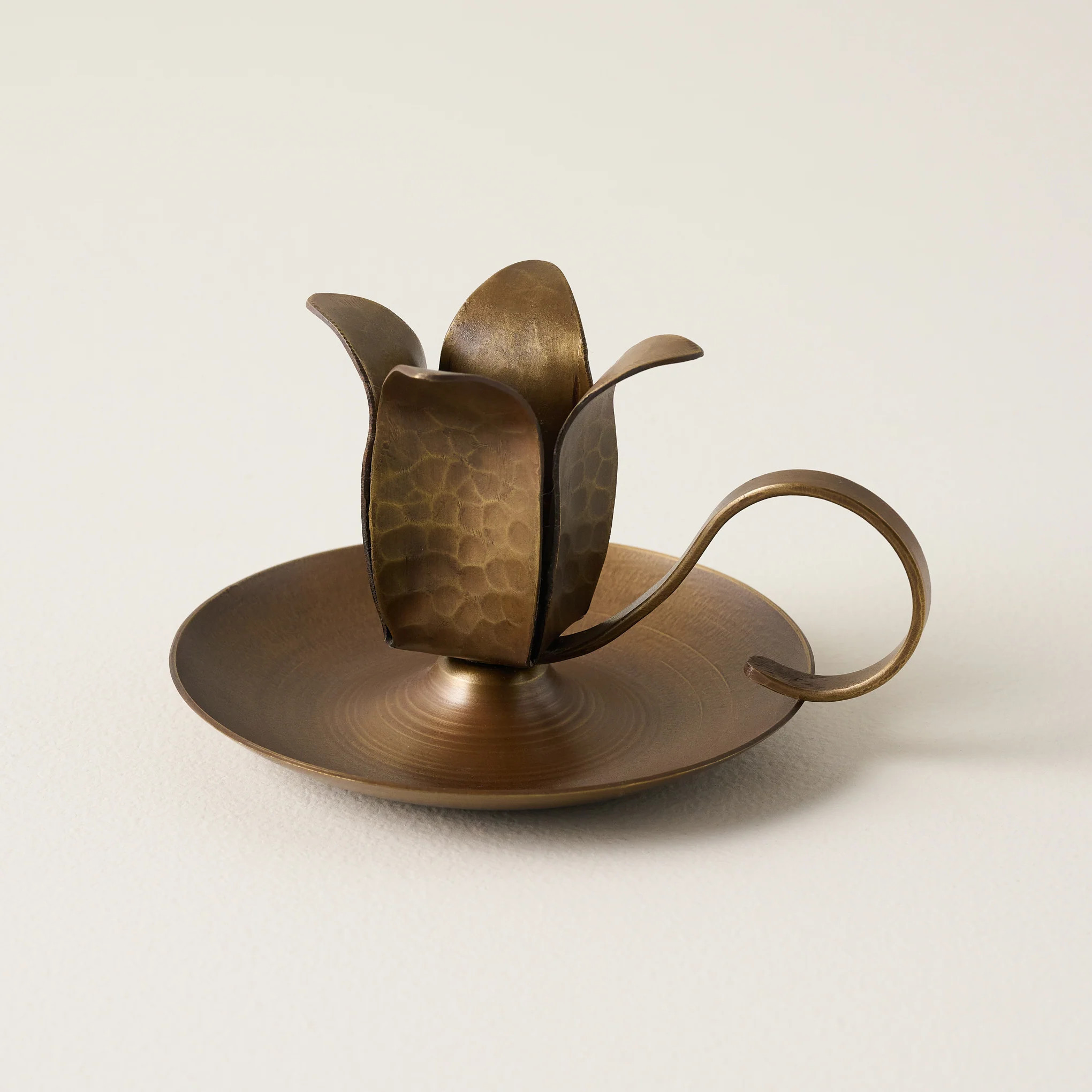 Forged Tulip Chamberstick | Magnolia