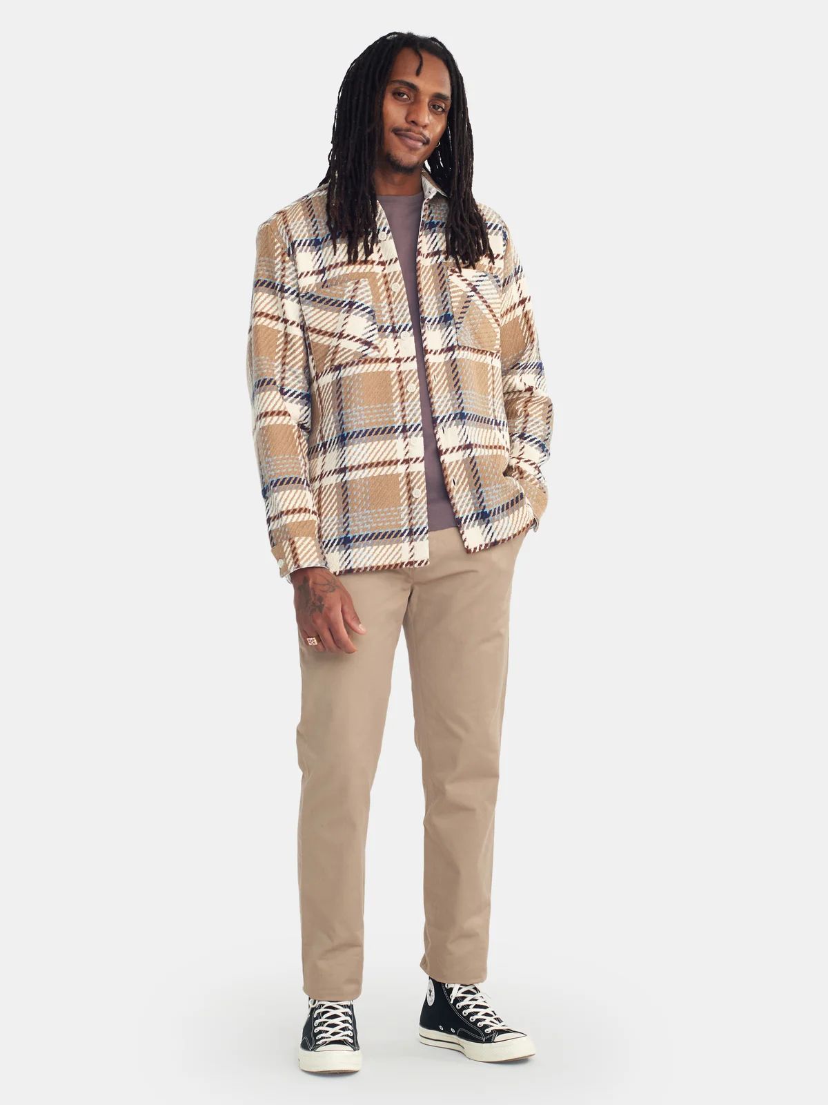 Whiting Long Sleeve Overshirt | Verishop