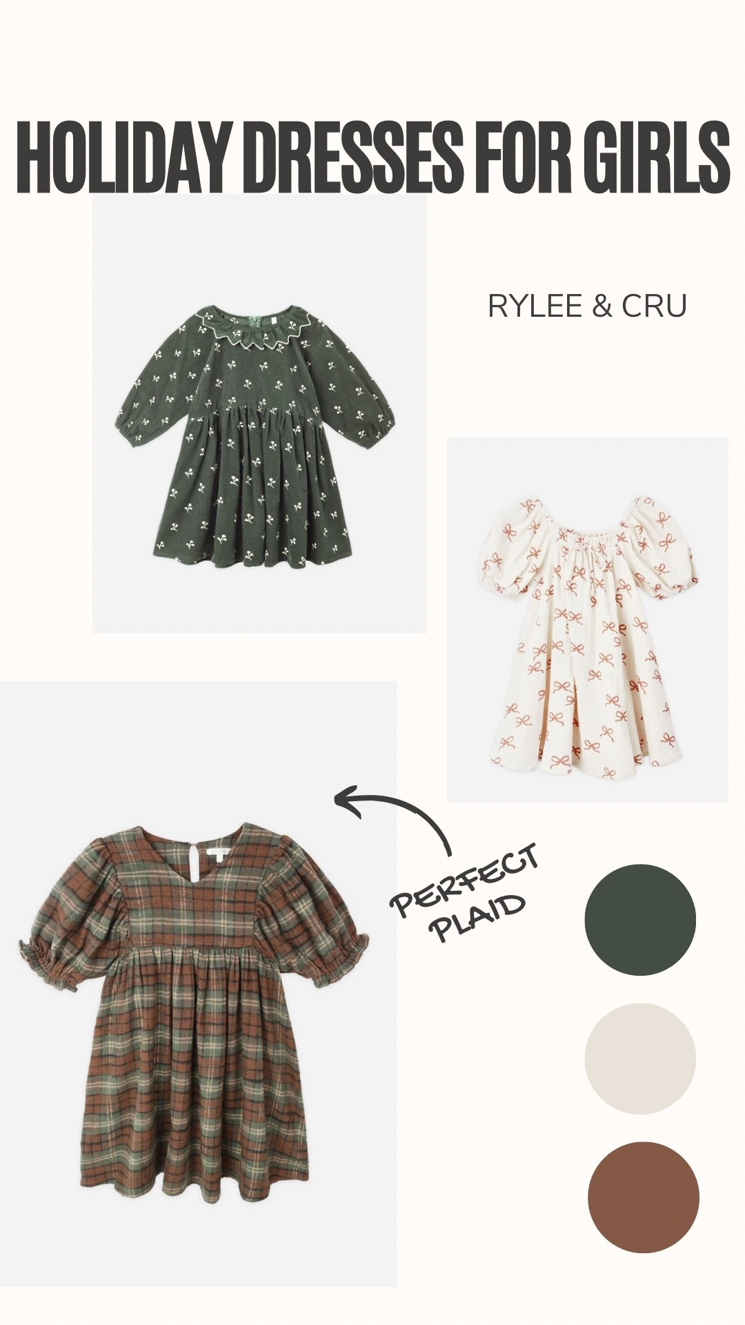 Rylee & Cru Holiday dresses for girls 🎄

#LTKSeasonal