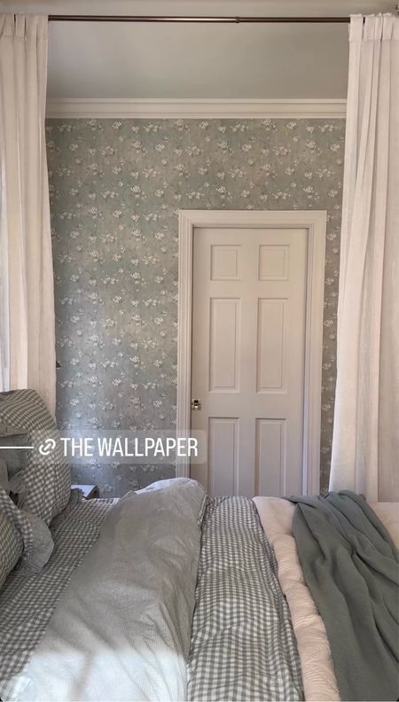 The floral wallpaper + bedding in our master bedroom

#LTKSeasonal #LTKhome