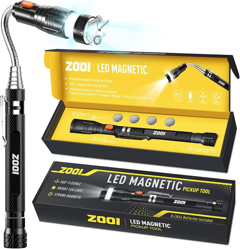 Stocking Stuffers Gifts for Men, Telescoping Magnetic Pickup Tool Christmas Gifts for Men, Dad Gi... | Amazon (US)