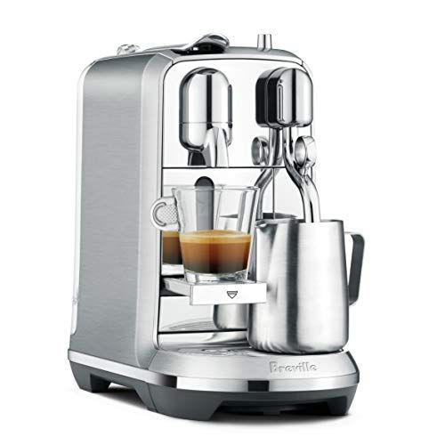 Nespresso Essenza Mini Espresso Machine by Breville Milk Frother, Piano Black | Amazon (US)
