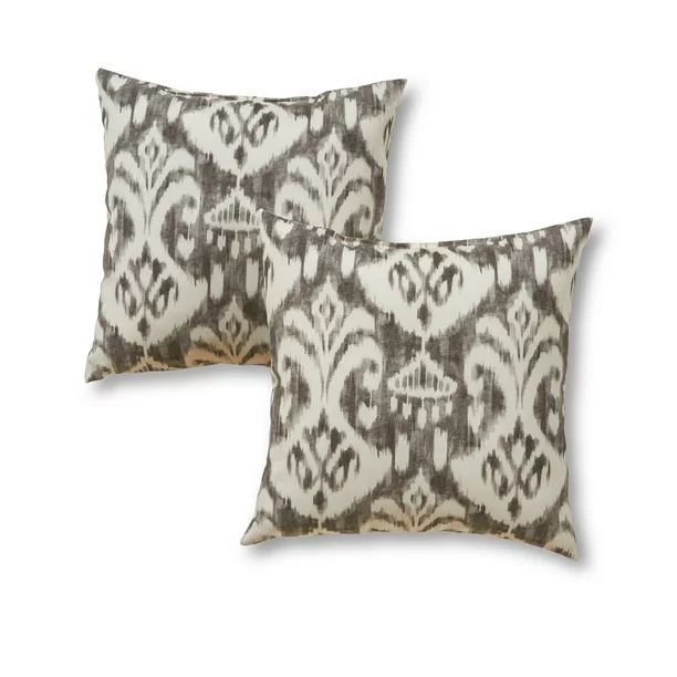Greendale Home Fashions 17.00" x 17.00" Transitional Coastal Ikat Polyester Accent Pillow , Water... | Walmart (US)