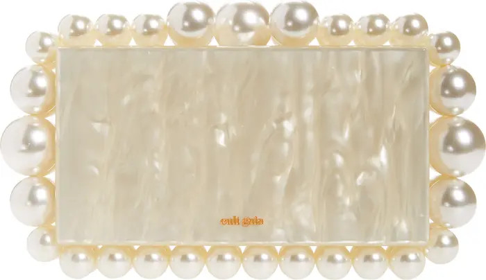 Eos Beaded Acrylic Box Clutch | Nordstrom