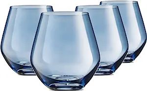 Godinger Wine Glasses, Stemless Wine Glasses, Red Wine Glasses, Drinking Glasses, European Made S... | Amazon (US)