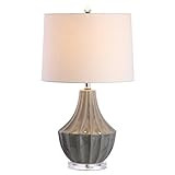 JONATHAN Y JYL8018B Tate 24.5" Ceramic LED Table Lamp Contemporary Transitional Bedside Desk Nightst | Amazon (US)