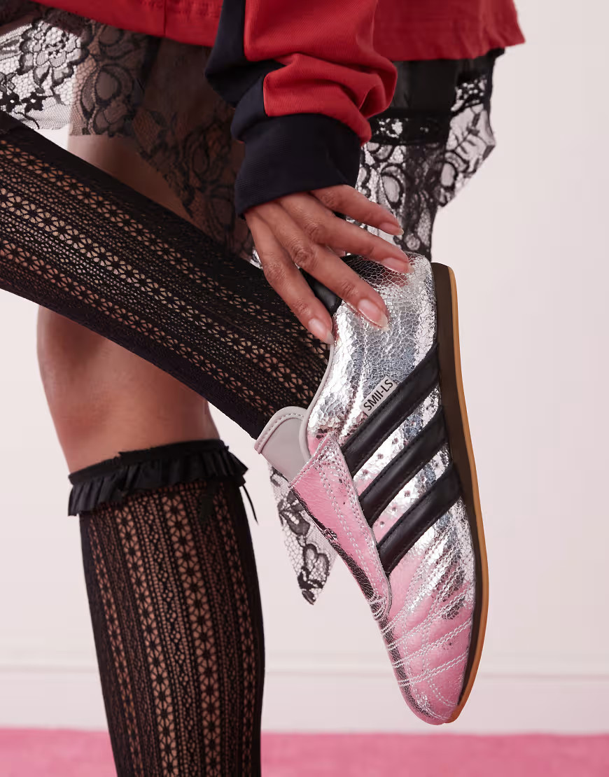 adidas Originals Taekwondo trainers in metallic silver and black | ASOS (Global)