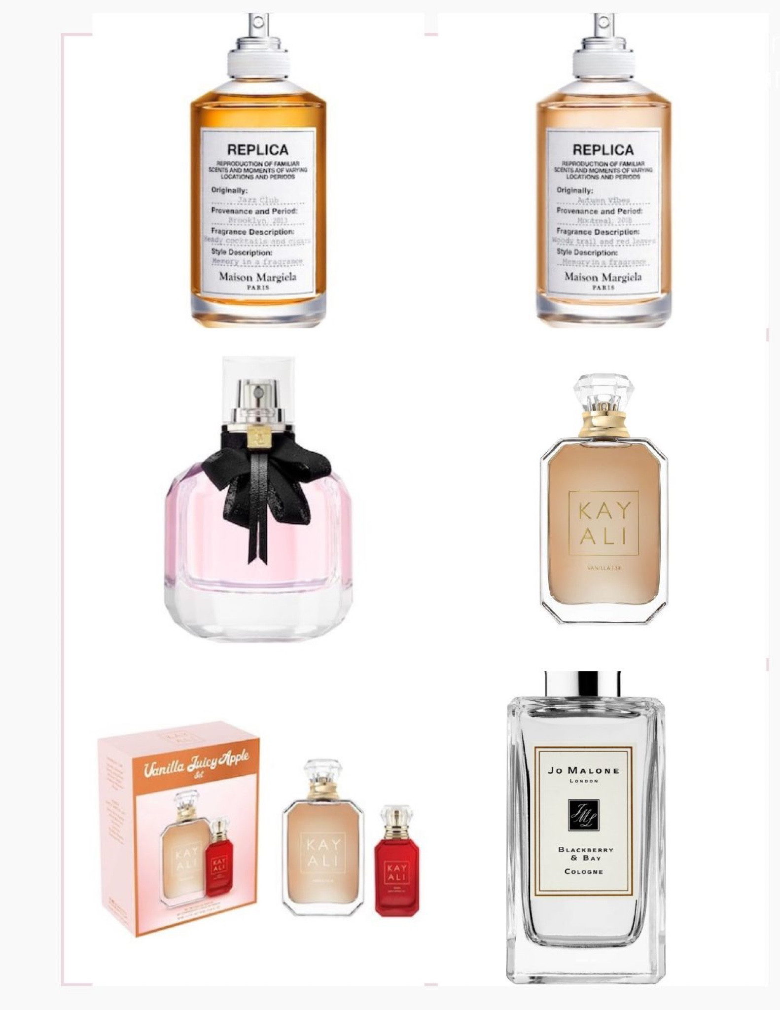 Sephora Fragrances 20% off full-size perfume. These are my favorite perfumes. Replica, Kay Ali,  Jo Malone, YSL Beauty 

#LTKGiftGuide #LTKbeauty #LTKsalealert