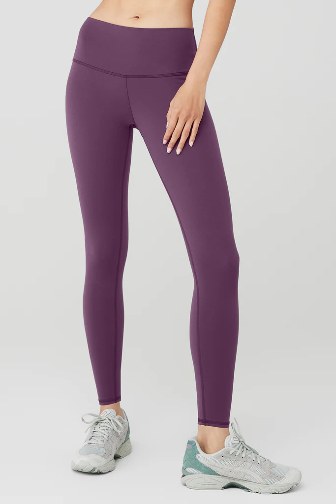 7/8 High-Waist Airbrush Legging - Dark Plum | Alo Yoga (US)