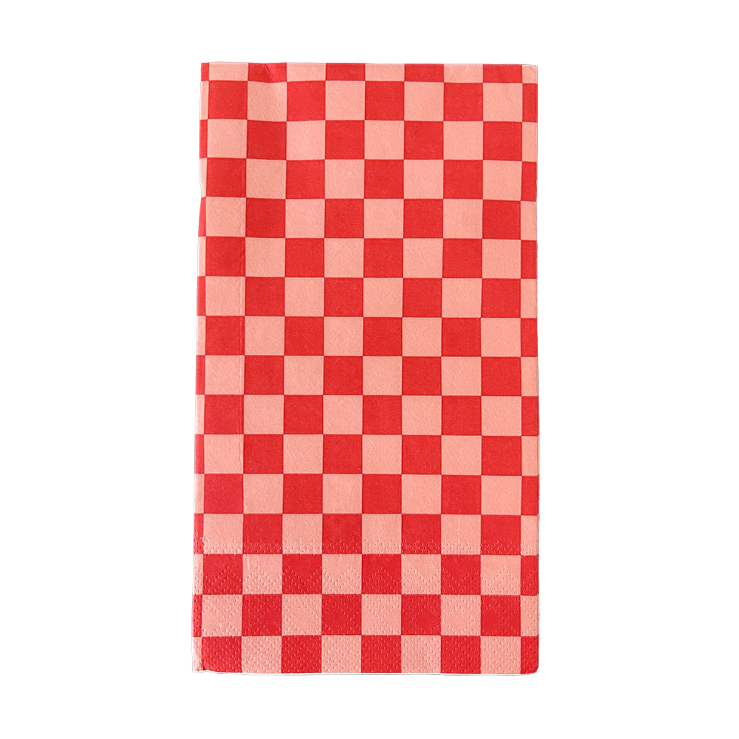 Check It! Cherry Crush Check Guest Napkins | Jollity & CO.
