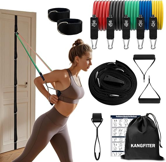 Door Anchor Strap and Resistance Bands for Working Out with Handles, Strength Training Equipment ... | Amazon (US)