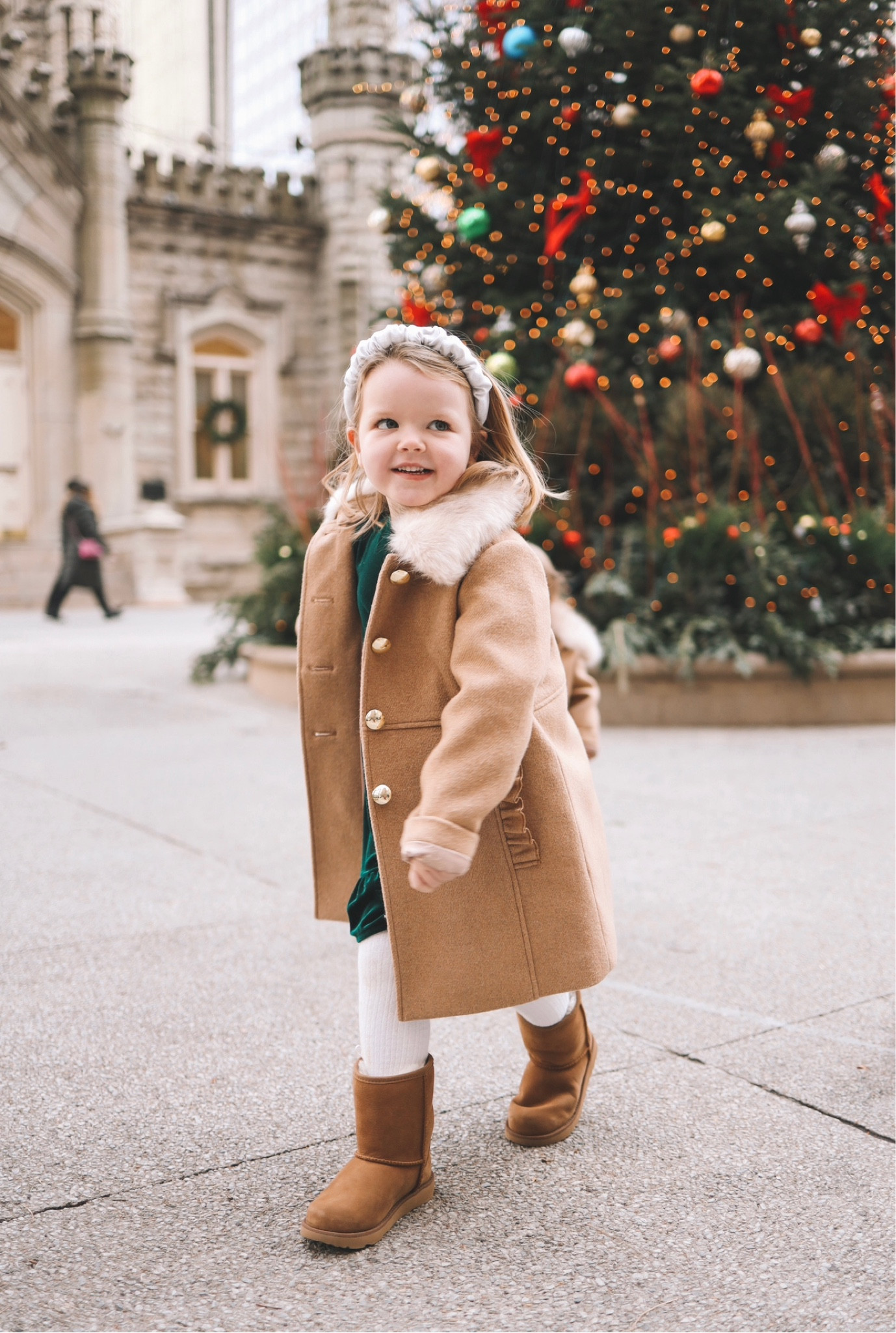 The girls’ dress coats are 50 percent off today with code “SHOPNOW.” This is SUCH a good deal! The fur collar comes off. This year’s version’s pockets are a little different but it’s just the cutest little coat ever. We wear them to all special occasions and events during the winter! Order a size up so you can get a couple years’ worth of wear out of it!