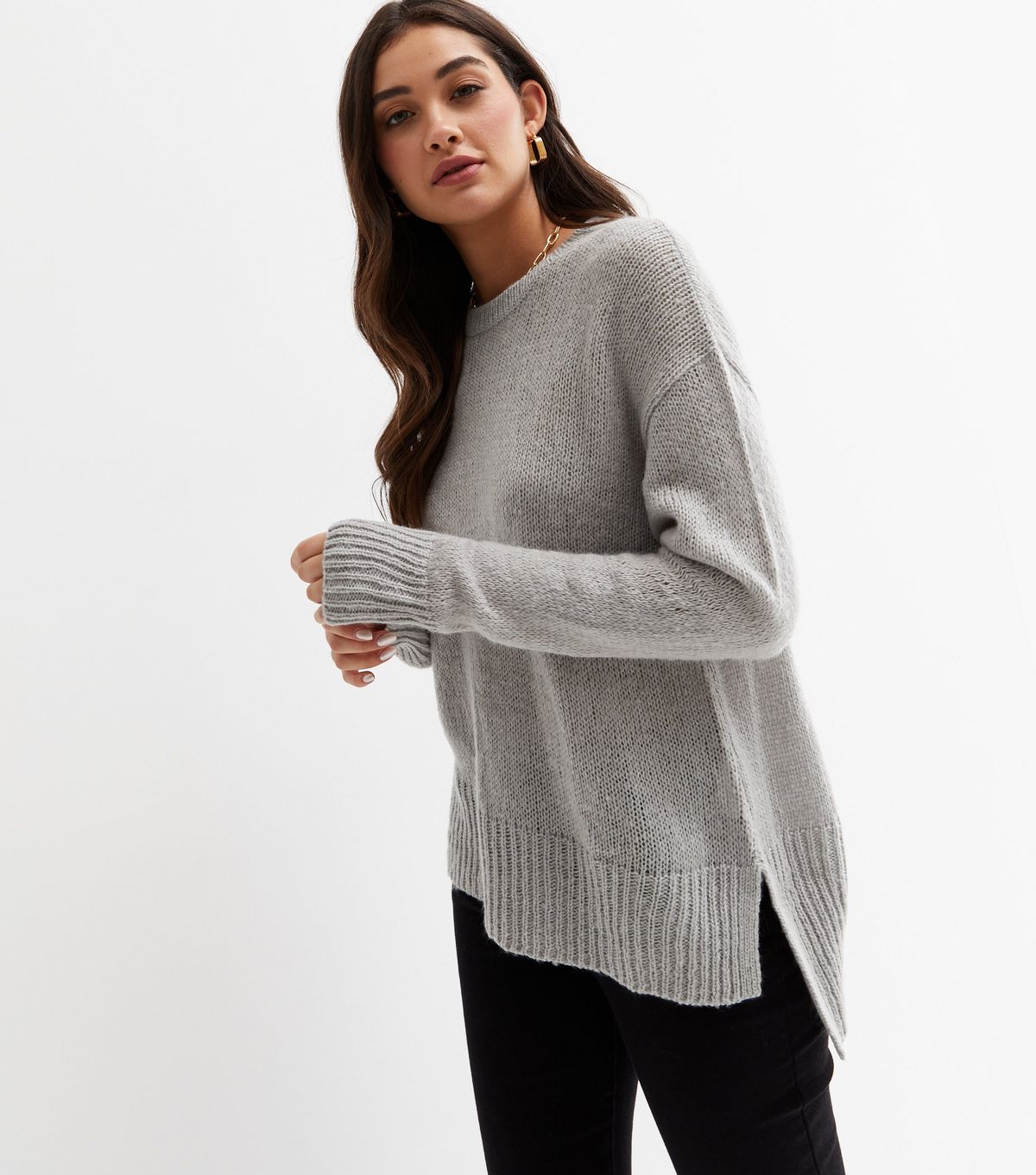Grey Crew Neck Jumper
						
						Add to Saved Items
						Remove from Saved Items | New Look (UK)