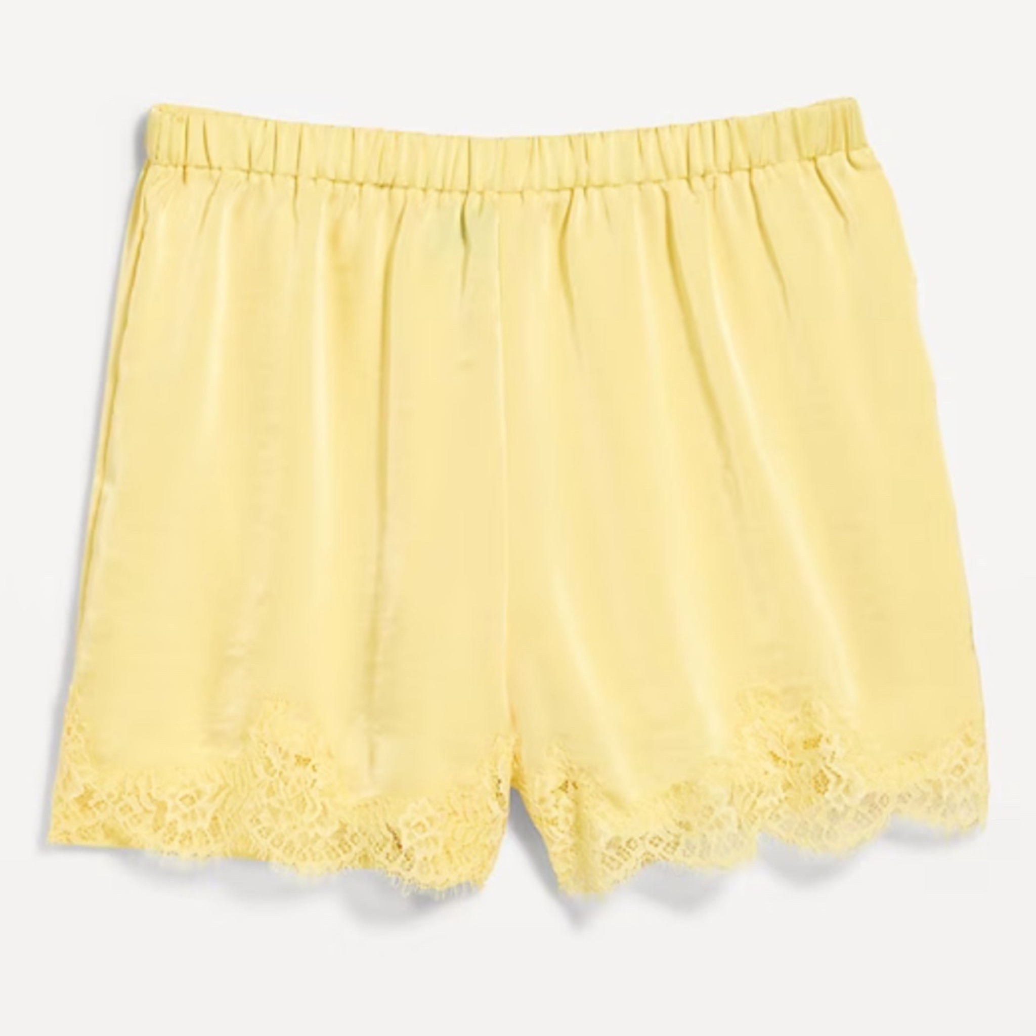 This color satin lace shorts for summer 💛💛add a white tank and simple sandals

#LTKootd #LTKSeasonal #LTKOver40