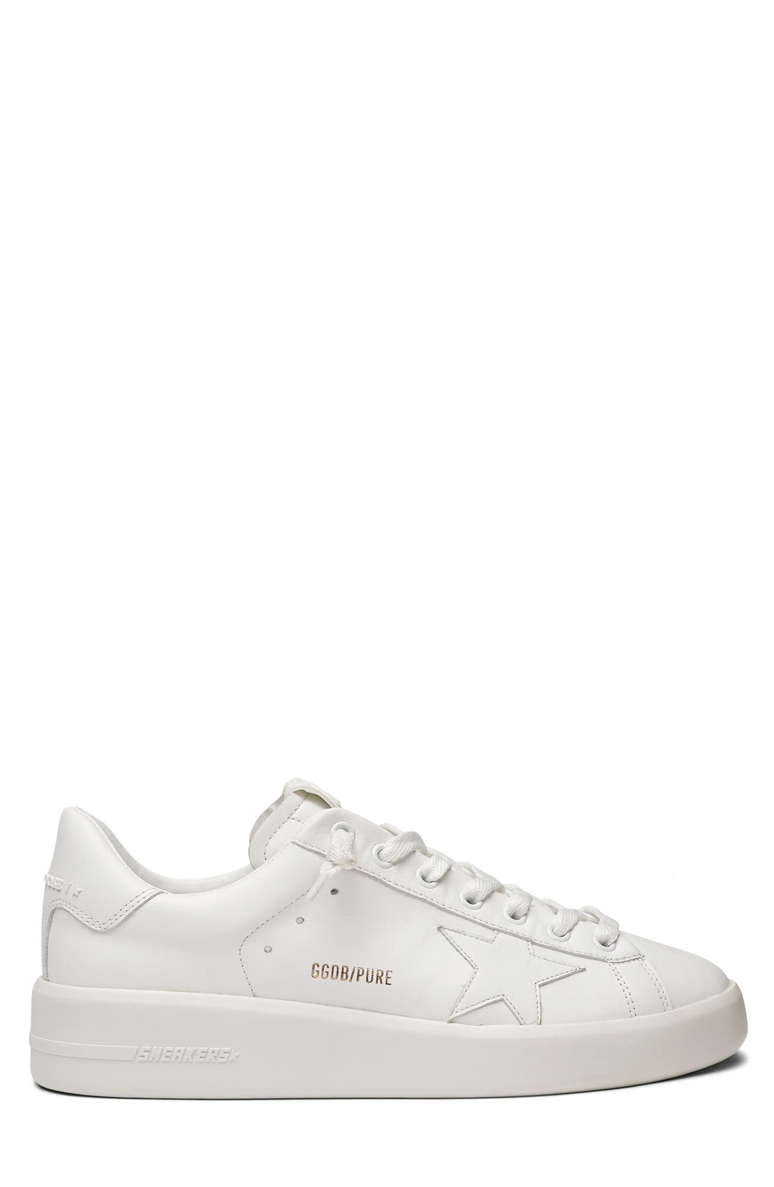 Women's Golden Goose Purestar Low Top Sneaker, Size 6US - White | Nordstrom