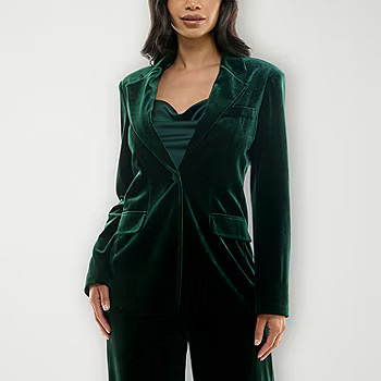 Premier Amour Velvet Womens Regular Fit Blazer | JCPenney