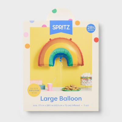 Large Traditional Rainbow Foil Balloon- Spritz™ | Target