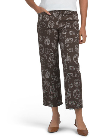 Slant Pocket Cropped Pants | TJ Maxx