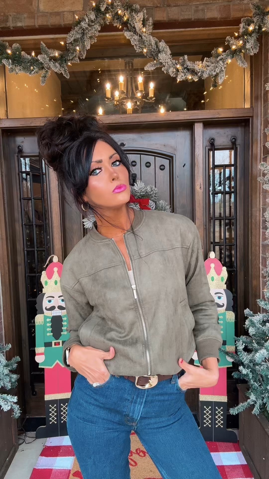 Suede Weather is the best Weather 🧸

Suede Jacket Outfit// Green Suede Jacket// Suede Jacket// Amazon // Abercrombie Jeans// Fall Outfit// Fall Fashion// OOTD 

#LTKFindsUnder50 #LTKootd #LTKFindsUnder100