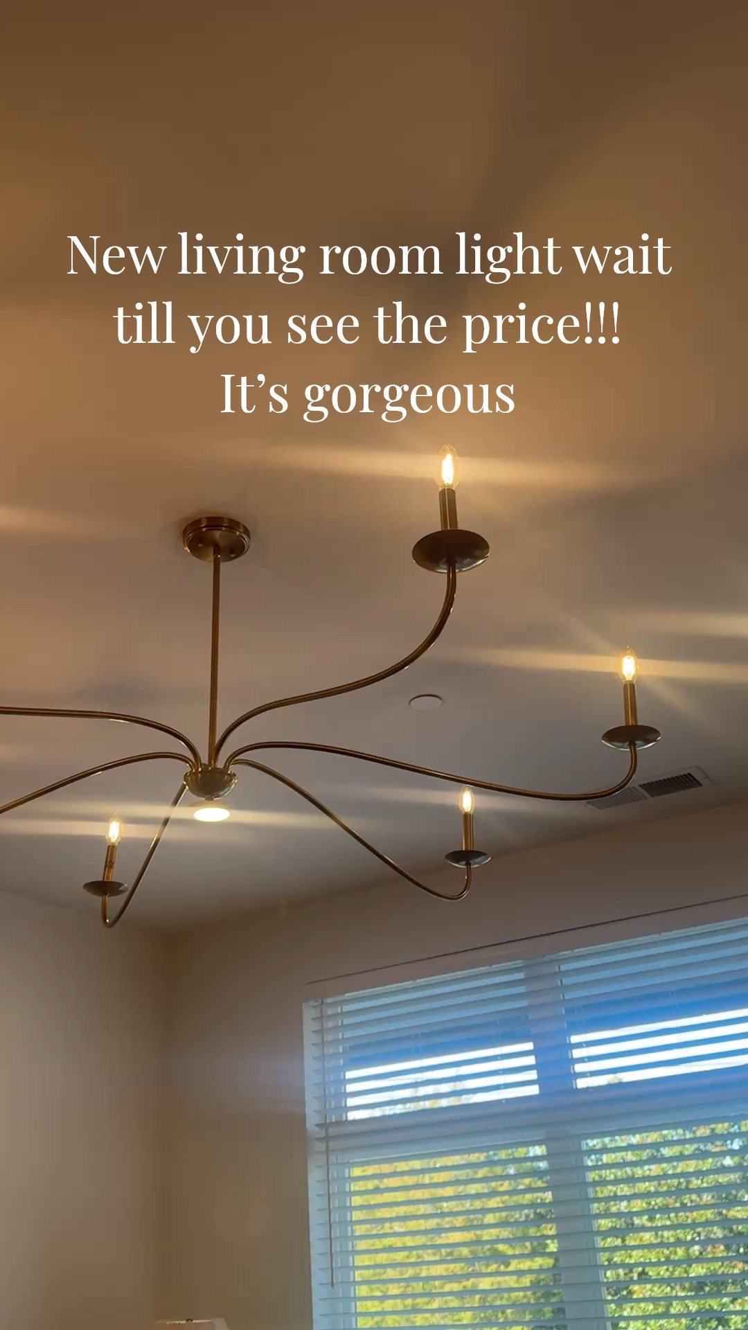 It’s hugs perfectly and has an option for another drop rod to ad length. 

#LTKSaleAlert #LTKHome #LTKdayinmylife