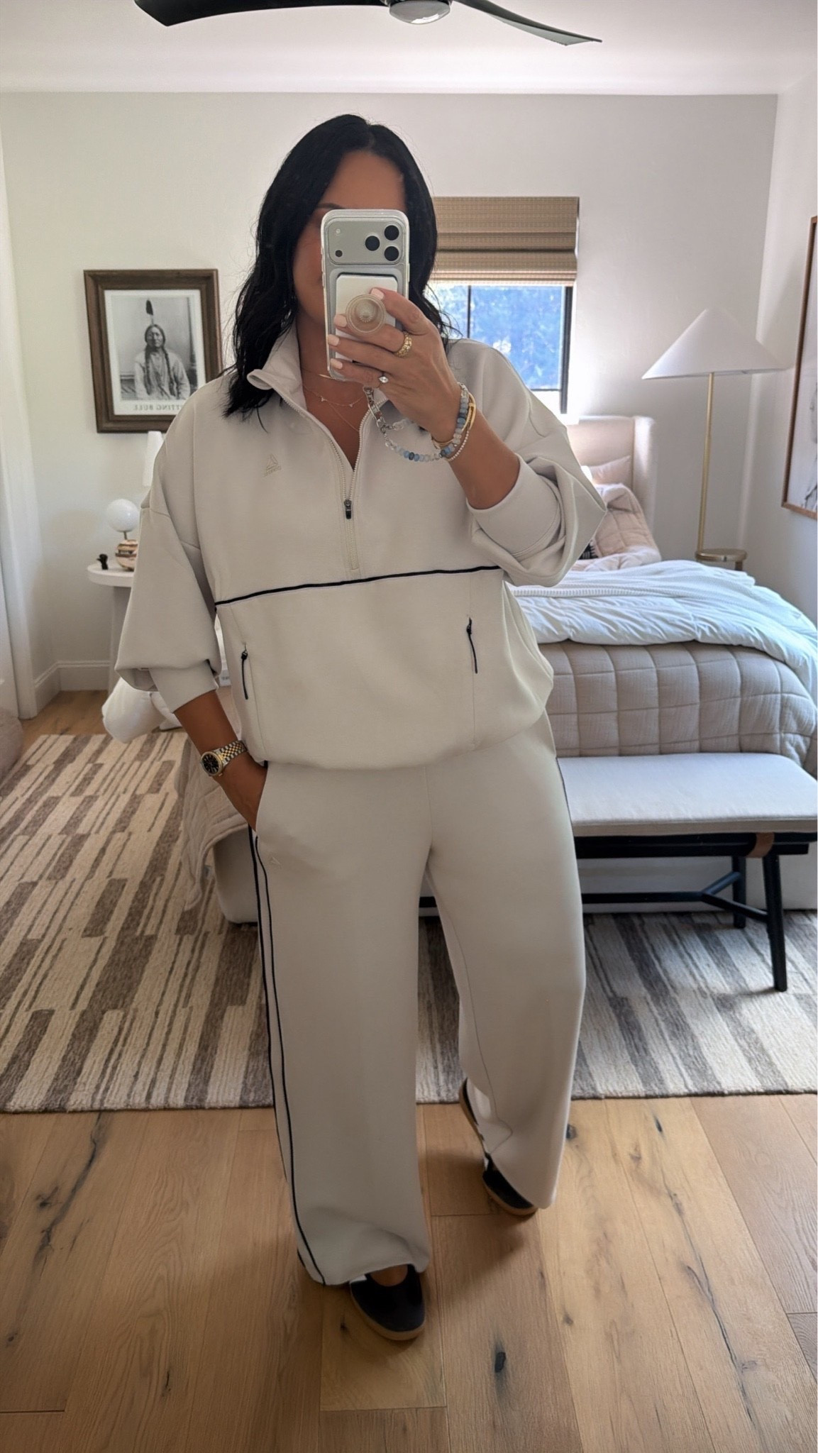 The material is 10/10 and I’m here for it! I want it in all the colors because it’s that’s good! It’s also affordable and a purchase you will NOT regret. 

Wearing a size large on both.

#LTKootd #LTKgrwm #LTKMidsize