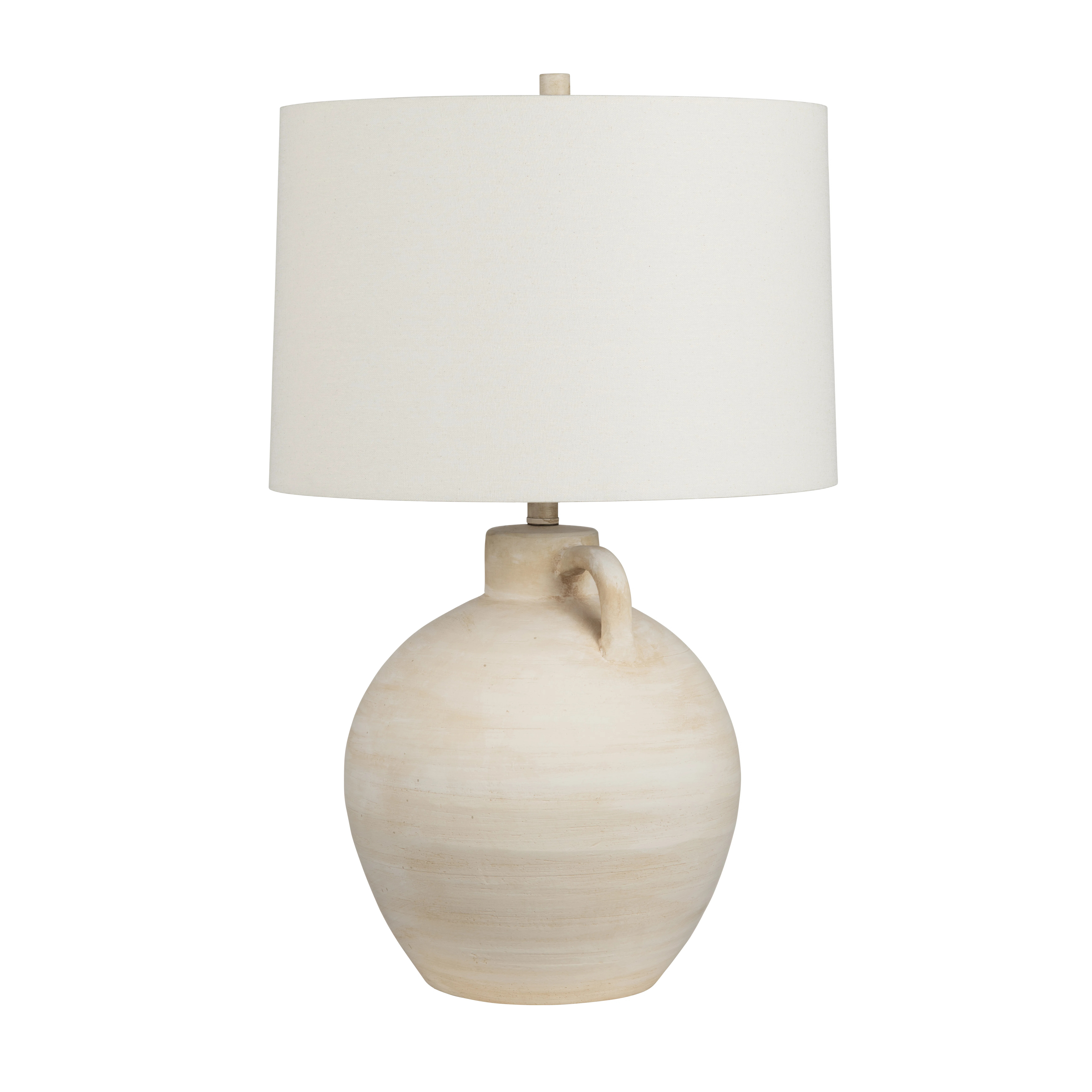 29.5" Ceramic Table Lamp With Cream Shade | Wayfair North America