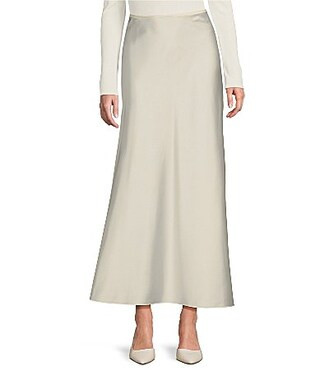 Antonio Melani Bella A-Line Satin Midi Skirt - 12 | Dillard's