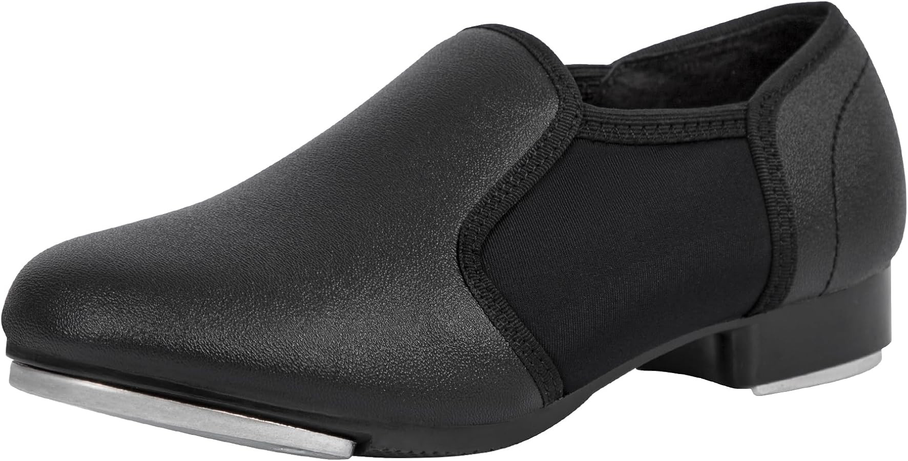 Linodes Unisex-Child Elastic Slip on Tap Shoe for Girls and Boys Tap Flat | Amazon (US)