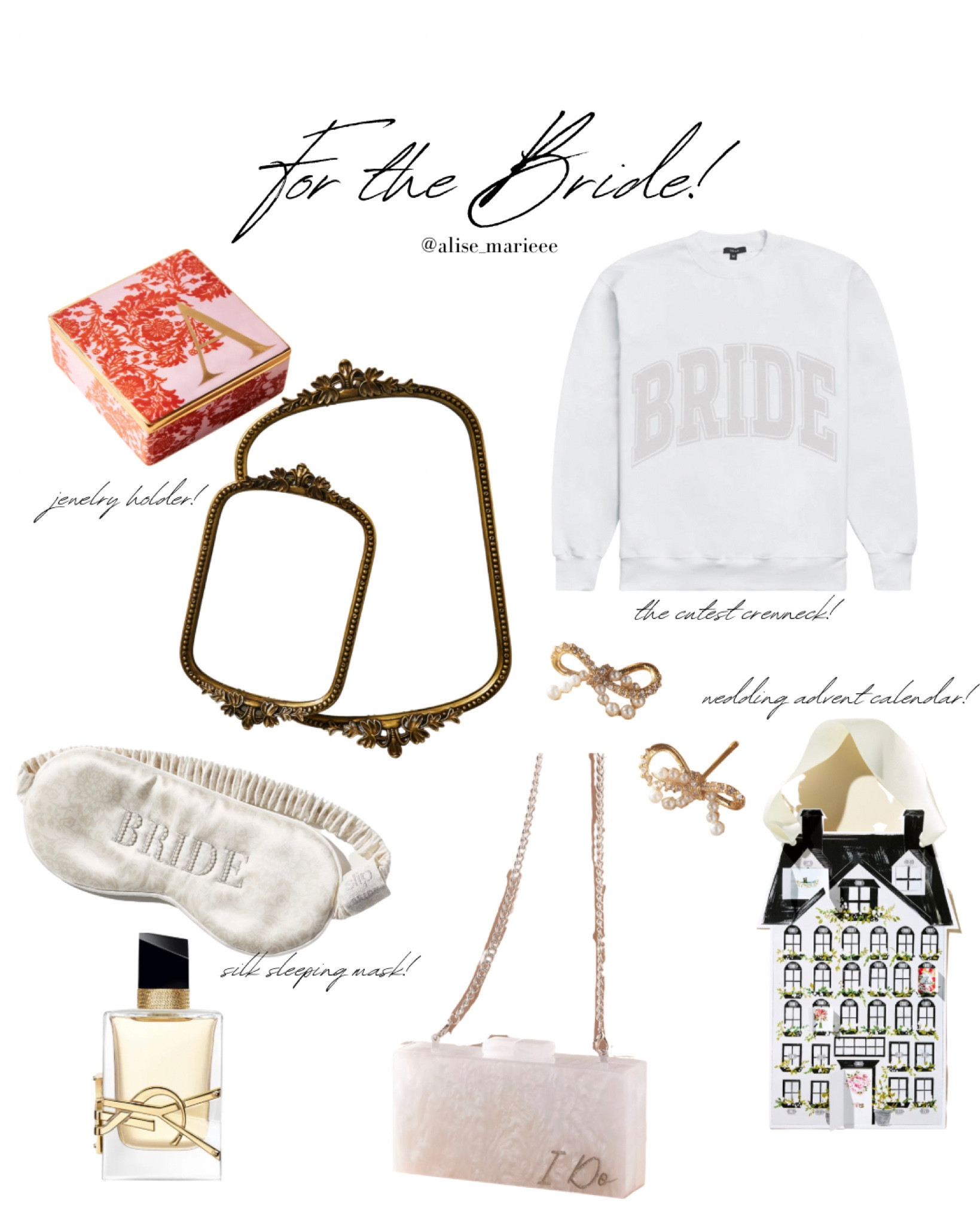 Gifts for the bride! 

#LTKSeasonal #LTKHoliday #LTKGiftGuide