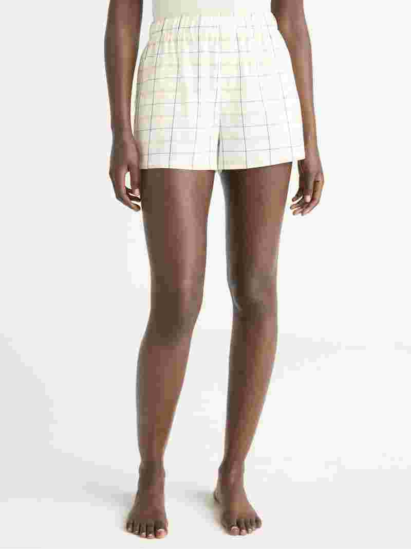 Joyspun Women's Woven Pajama Boxer Shorts, 3'' Inseam, Sizes XS-3X | Walmart (US)