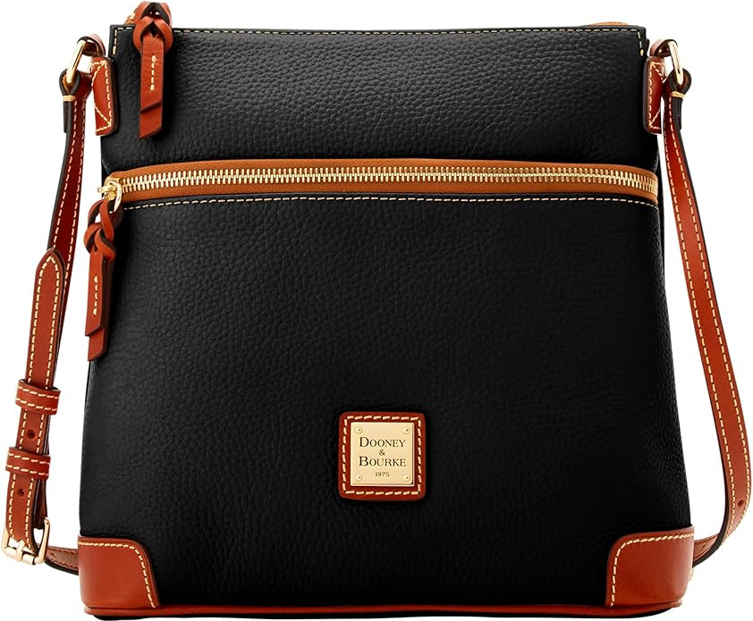 Dooney & Bourke Women's Crossbody in Pebble Grain Leather, Large Handbag with Adjustable Shoulder... | Amazon (US)