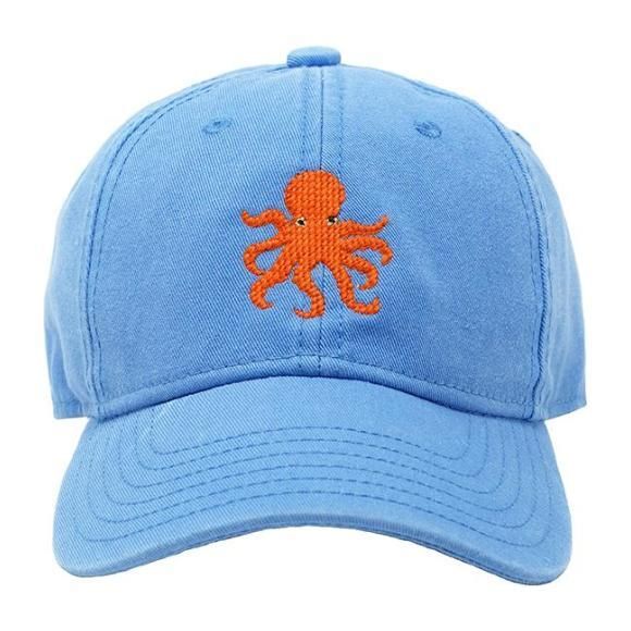 Octopus Baseball Hat, Light Blue | Maisonette