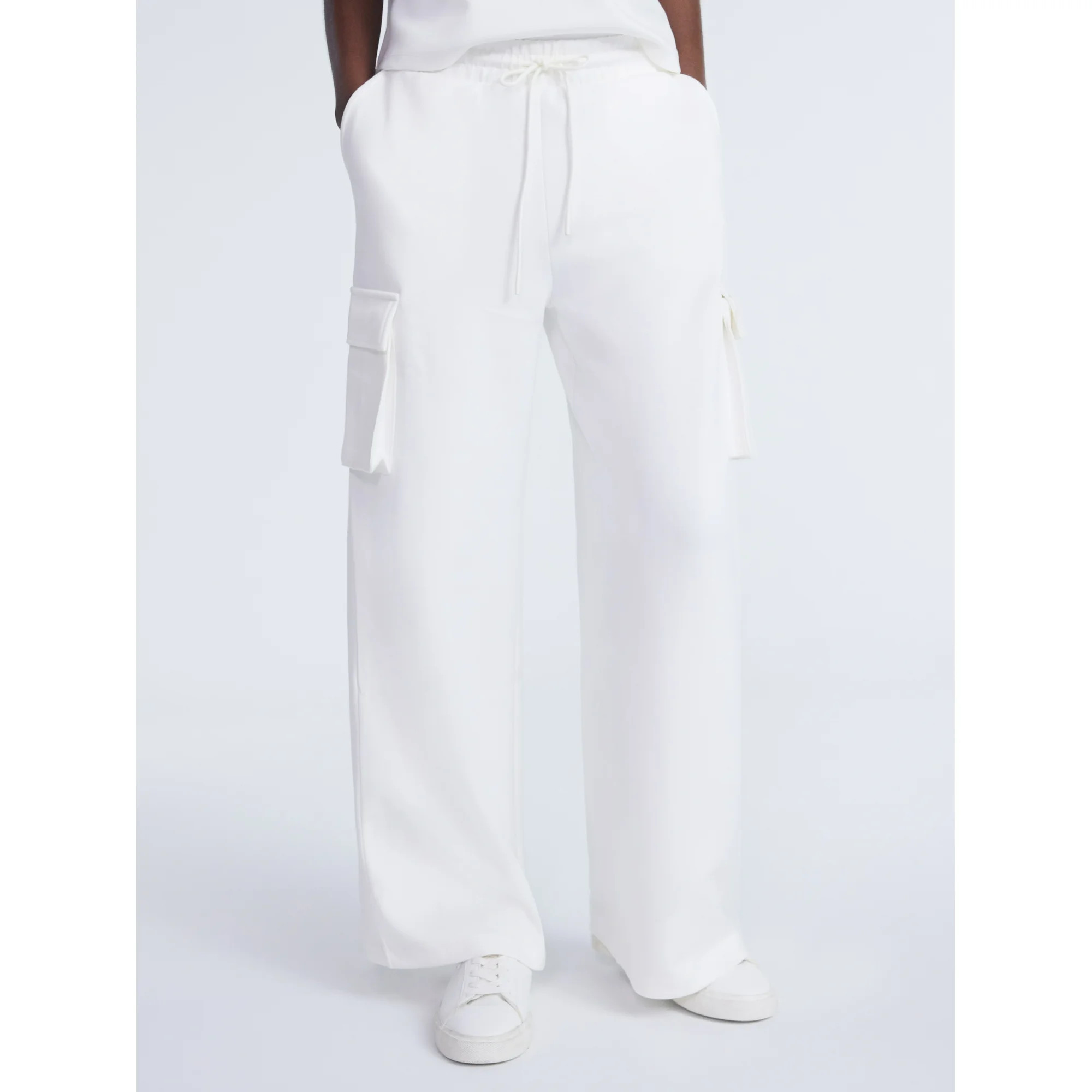 Scoop Women's and Women's Plus New Scubaknit Cargo Pants, Sizes XS-4X | Walmart (US)