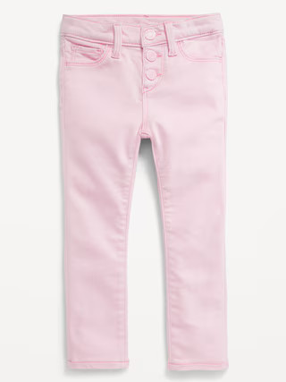 High-Waisted Rockstar 360° Stretch Button-Fly Jeggings for Toddler Girls | Old Navy (US)