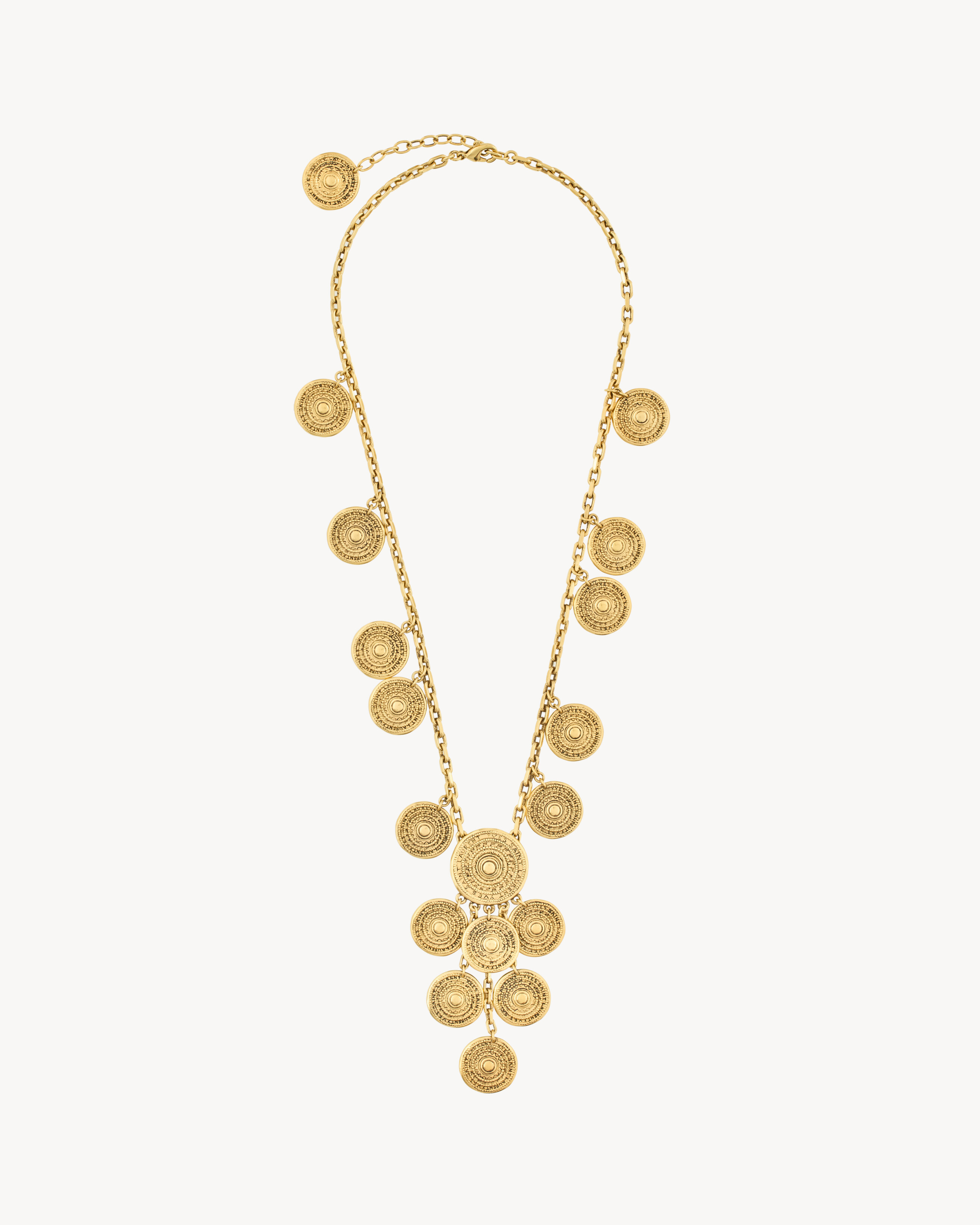 YVES SAINT LAURENT collier à pendentif en métal | Saint Laurent Inc. (Global)