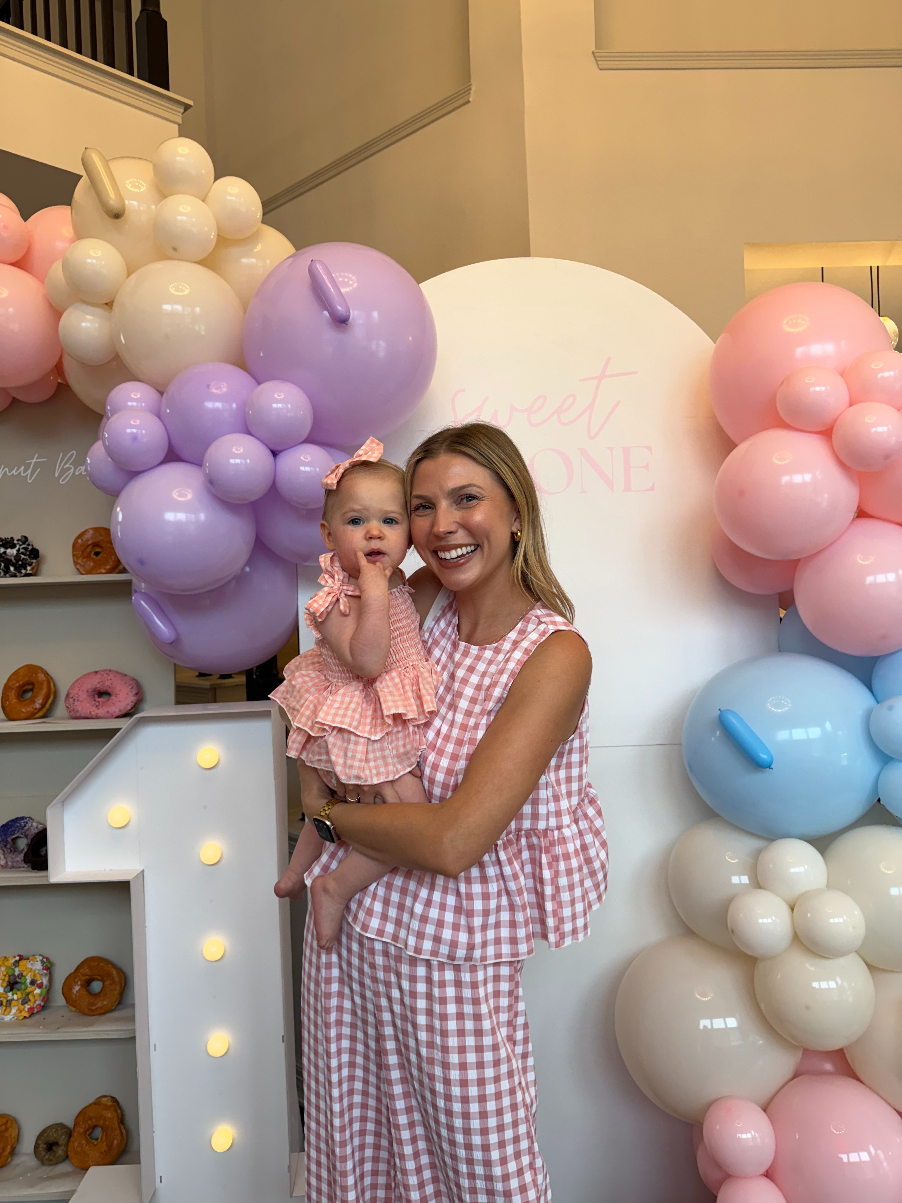 Mommy and me outfits! What we wore for a first birthday! Size S in my set. 

 