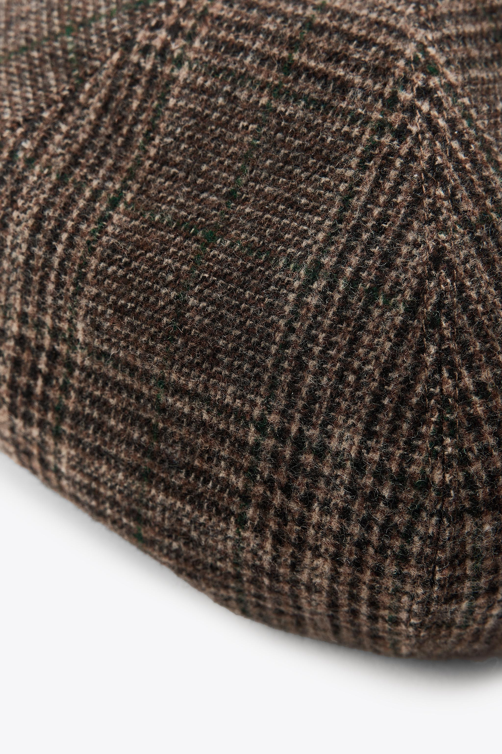 WOOL PLAID BERET | Zara US