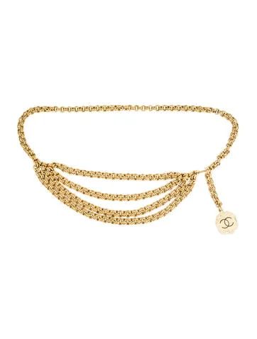 Chanel CC Medallion Chain Belt | The Real Real, Inc.