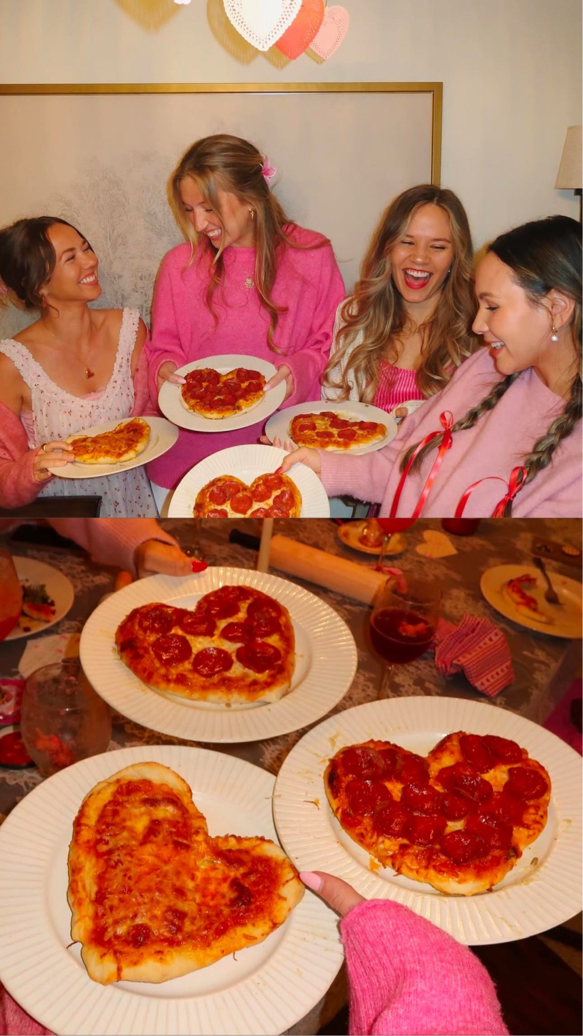 Currently reminiscing on Galentine’s Day!! 💓 A pizza party for the girls 🍕 Same time this year?!