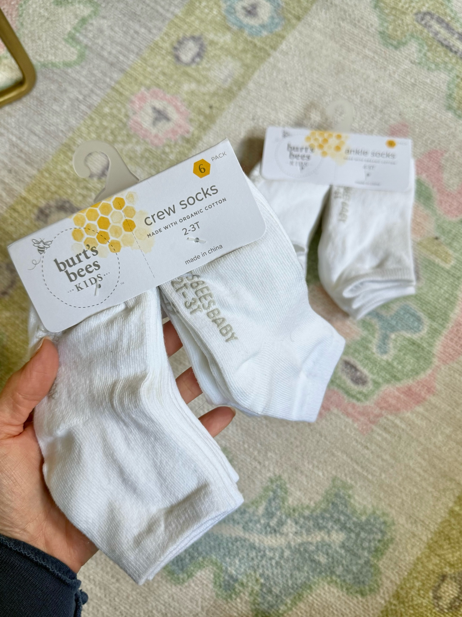 I have slowly been trying to switch over to all organic basics for me and my kids, and I just recently got these organic cotton socks in! They have the grip on the bottom


Organic cotton 
Children’s basic 
Cotton basics

#LTKBaby #LTKSaleAlert #LTKKids