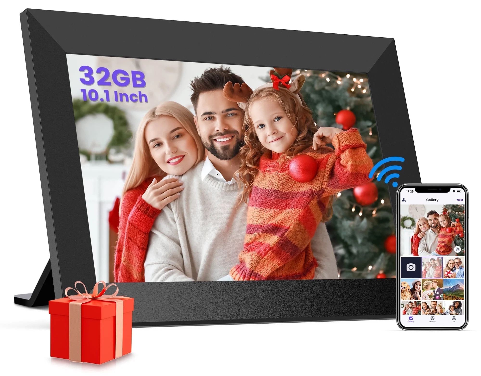 GIROOL WiFi Digital Picture Frame, Digital Photo Frame with 10.1" Smart IPS Touch Screen, Built-i... | Walmart (US)
