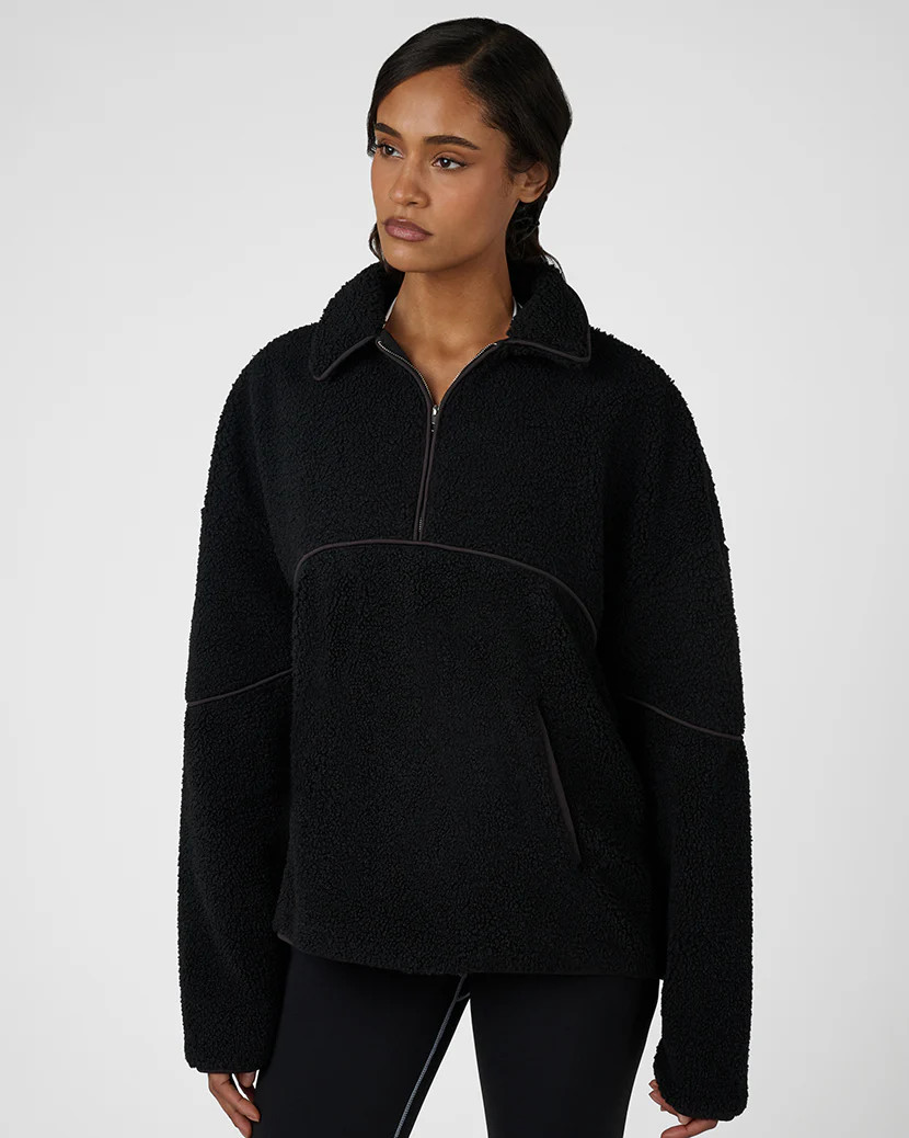 Fleece Quarter Zip Sweater | We Wore What
