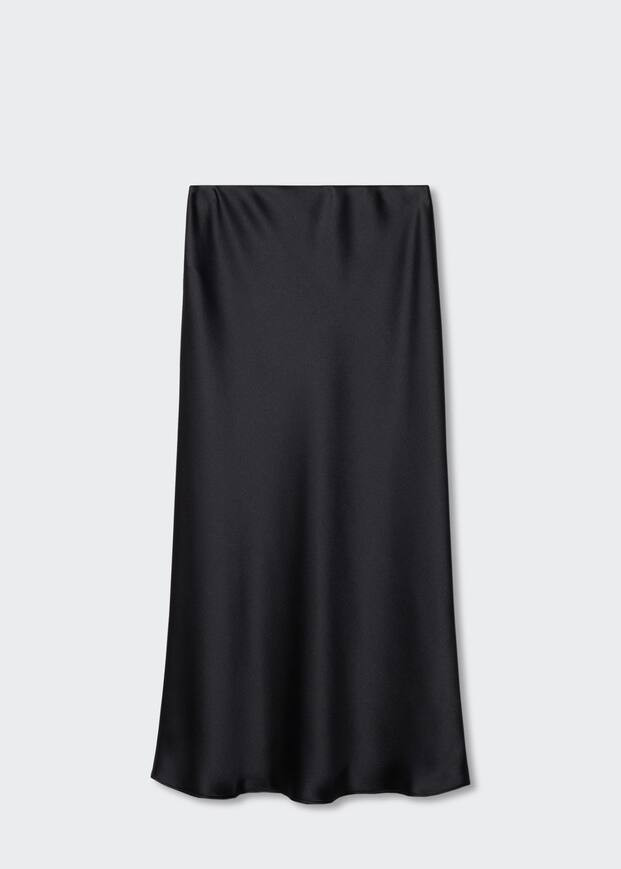 Midi satin skirt -  Women | Mango USA | MANGO (US)