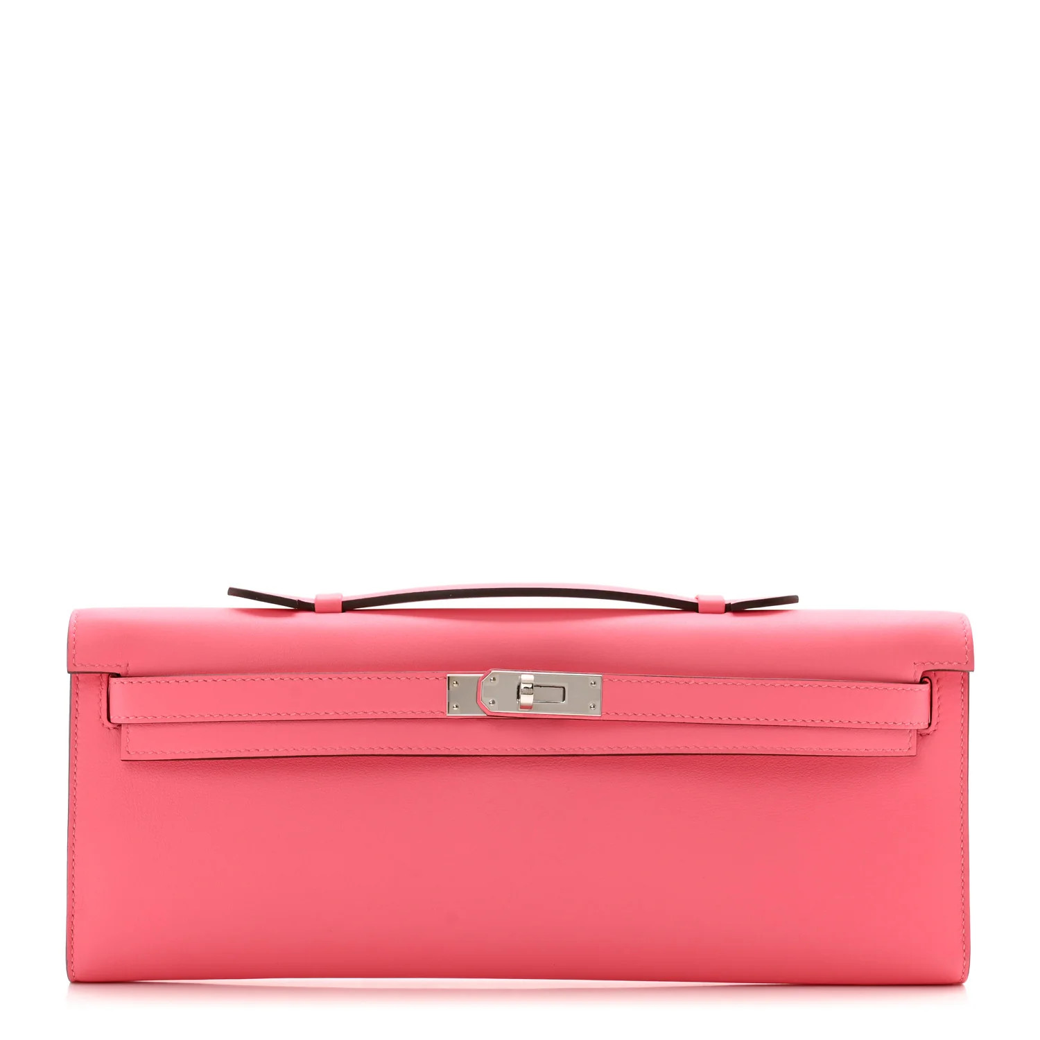 Swift Kelly Cut Clutch Pochette Rose Azalee | FASHIONPHILE (US)