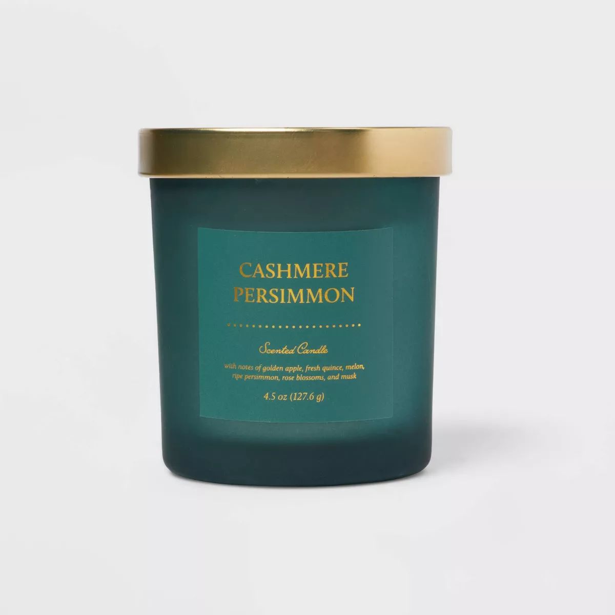 Colored Glass Candle Cashmere Persimmon Green - Threshold™ | Target