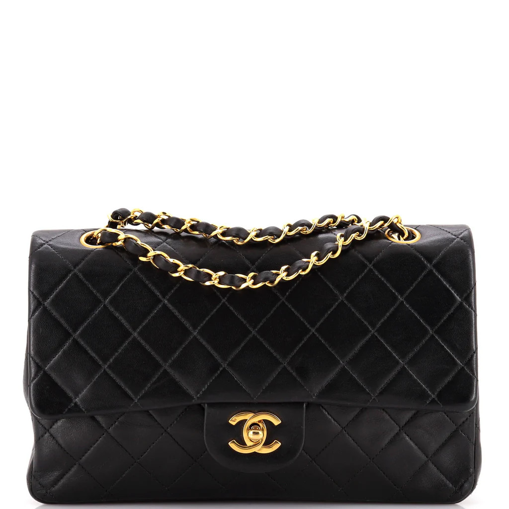 Vintage Classic Double Flap Bag Quilted Lambskin Medium | Rebag