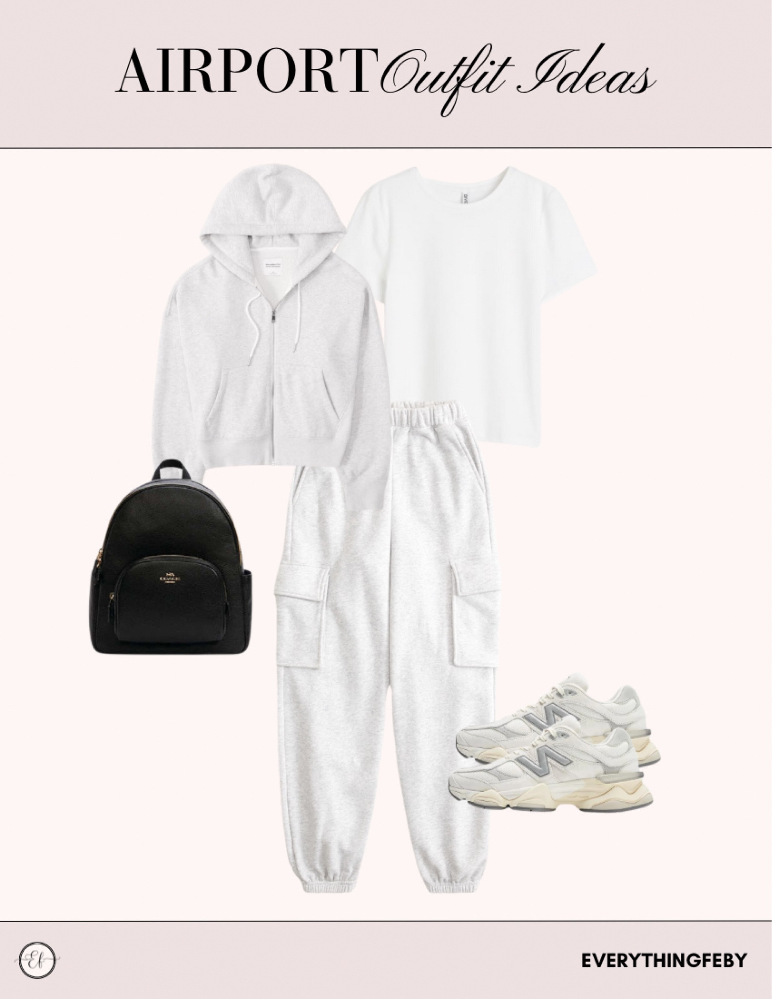 Travel Outfit Ideas 

Ootd / airport Outfit / loungewear / lounge set / jacket / joggers / backpack / new balance sneakers / neutral style / minimal style / Abercrombie / white t shirt / sweatpants / sweatshirt / travel bag 

#LTKActive #LTKstyletip #LTKtravel
